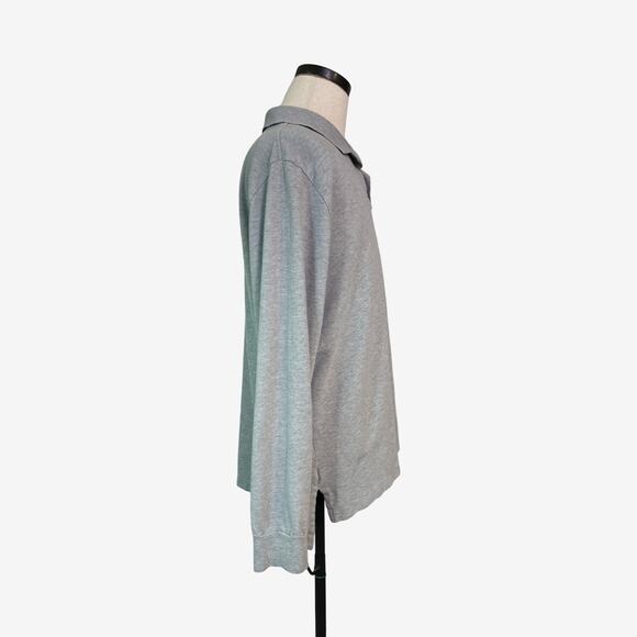 Polo Ralph Lauren Long Sleeve Polo Shirt Gray Men’s XL 100% Cotton Classic - Picture 6 of 7